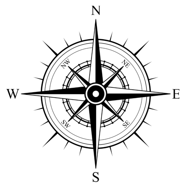 Compass Sticker