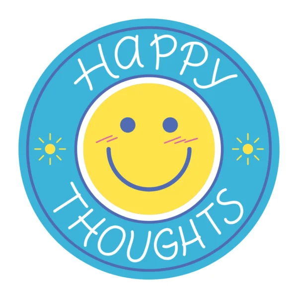 Happy Thoughts Sticker