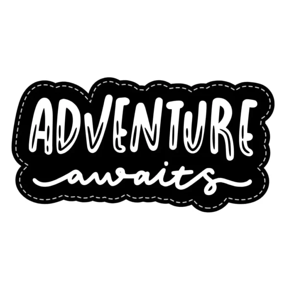 Adventure awaits Sticker