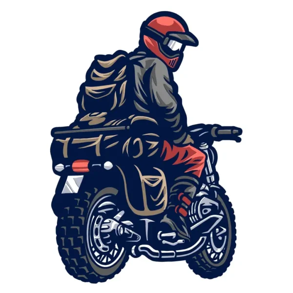 Rider Sticker